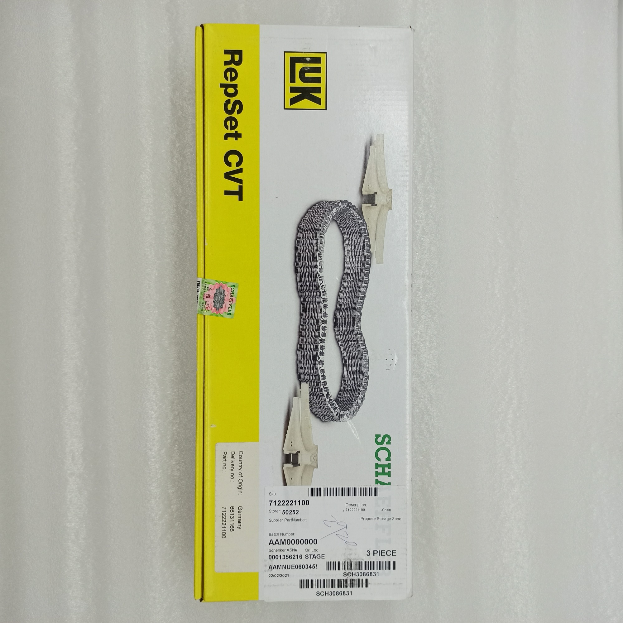 0AW-0022-OEM chain assy with chain guide VL381/0AW CVT transmission for AUDI