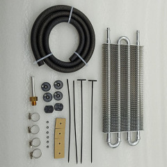 AATP-0121-AM Additional Cooler Set AM 4 pipes 25.2*12.7*2 Aftermarket Good Quality