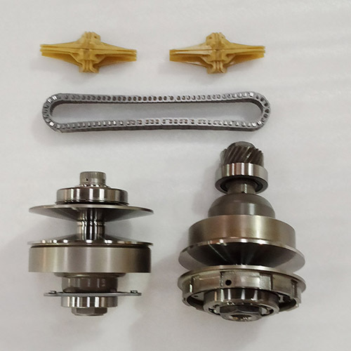 JF017E-0056-U1 Pulley Set With Belt U1 JF017E 2021 1.5T 350NM 25T Used And Inspected For Nissan Renault Mitsubishi