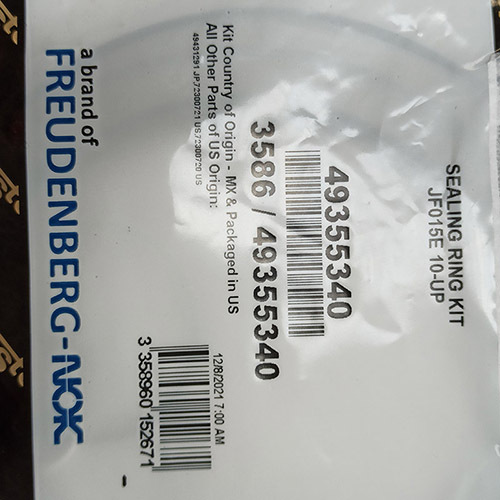 JF015E-0090-OEM Sealing Ring Kit OEM JF015E 3586 CVT Transmission New And Oe For Venucia S uzuki Luxgen