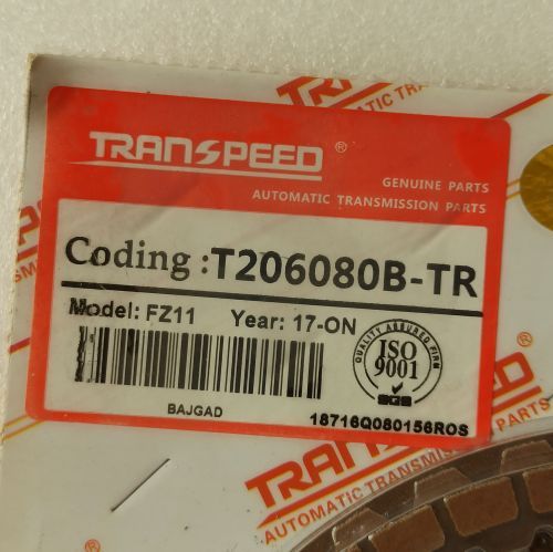 FZ11-T206080B-TR-AM friction kit T206080B Automatic Transmission For Mazda