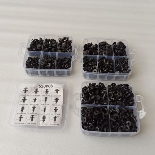 AATP-0241-AM car retainer clips plastic fastening kit 16kinds 620pcs in total