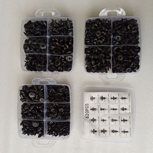 AATP-0241-AM car retainer clips plastic fastening kit 16kinds 620pcs in total