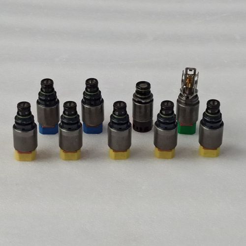 8HP65A-0001-TE solenoid kit 9pcs a kit 8HP65A 5 yellow 2 blue 1 black 1 green for audi