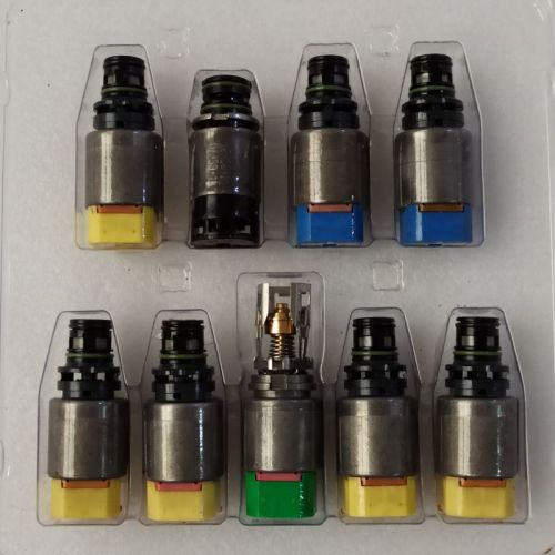 8HP65A-0001-TE solenoid kit 9pcs a kit 8HP65A 5 yellow 2 blue 1 black 1 green for audi
