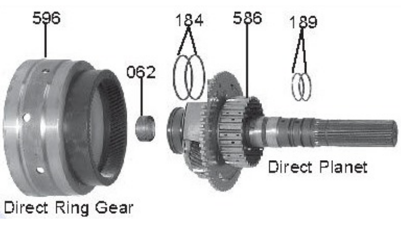 V5A51-0013-U1 V5A51/R5A51 Transmission REAR PLANET FOR 4WD For MITSU BISHI V75 99-ON