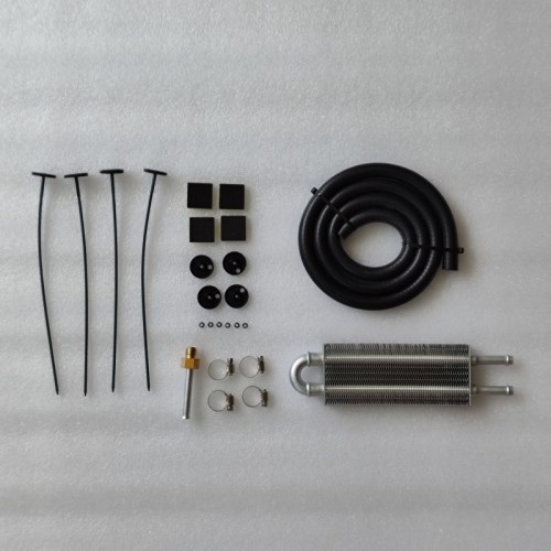AATP-0381-AM Additional Cooler Set 2 Pipes 23.4x6.4x1.9 Silver Transmission