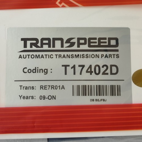 RE7R01A-T17402D-AM T17402D JR711E RE7R01A OVERHAUL KIT INFINITI YEAR 2009-ON