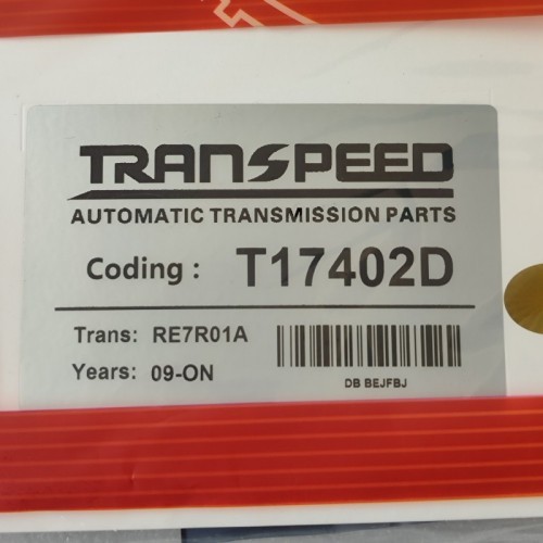 RE7R01A-T17402D-AM T17402D JR711E RE7R01A OVERHAUL KIT INFINITI YEAR 2009-ON