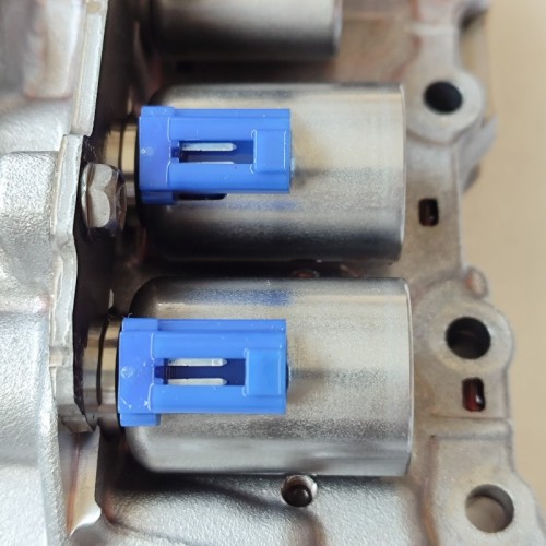 K120-0032-U1 Valve Body With 4 Black Solenoids And 2 Blue Solenoids K120 Transmission