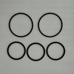 JF022E-FRIK01-FN Friction Kit 5PCS 3 Small + 2 Large for N issan CVT Automatic Transmission Rebuild Replacement Friction Plates
