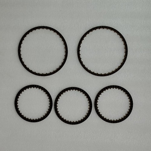 JF022E-FRIK01-FN Friction Kit 5PCS 3 Small + 2 Large for N issan CVT Automatic Transmission Rebuild Replacement Friction Plates