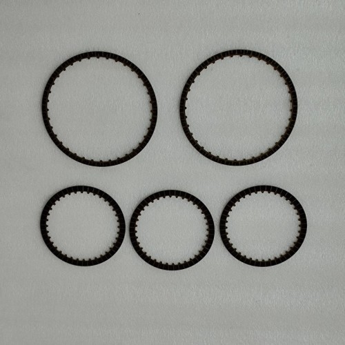 JF022E-FRIK01-FN Friction Kit 5PCS 3 Small + 2 Large for N issan CVT Automatic Transmission Rebuild Replacement Friction Plates