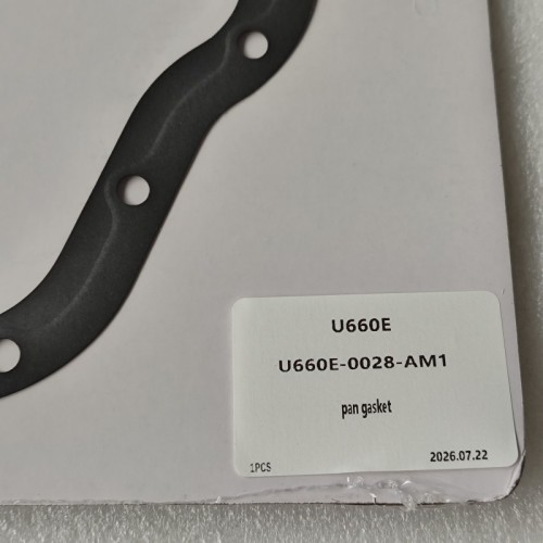 U660E-0028-AM1 Pan Gasket Metal 18 Holes 35168-33080 for T oyota Camry Lexus ES350 U660E 6-Speed Automatic Transmission Oil Pan Gasket