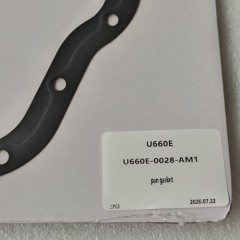 U660E-0028-AM1 Pan Gasket Metal 18 Holes 35168-33080 for T oyota Camry Lexus ES350 U660E 6-Speed Automatic Transmission Oil Pan Gasket