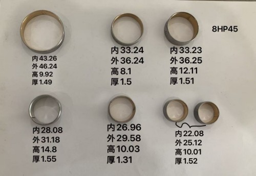 8HP45-BUSK01-AM Bushing Kit 7 PCS for BMW 3 Series Audi A4 8HP45 Transmission Rebuild Kit