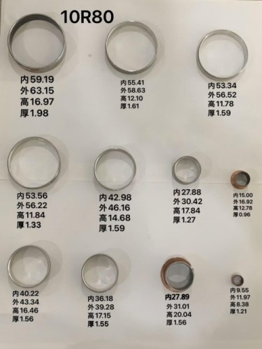 10R80-BUSK02-AM Bushing Kit 11 PCS for Ford F-150 Mustang 10R80 Transmission Rebuild Kit