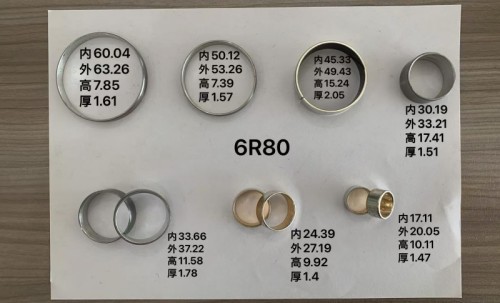 6R80-BUSK01-AM Bushing Kit 10 PCS for Ford F-150 Mustang 6R80 Transmission Rebuild Kit