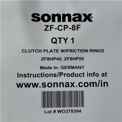 8HP45-ZF-CP-8F-AM Torque Converter Friction Plate for ZF 8HP45 8-Speed Transmission