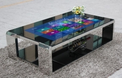 43" multi touch table interactive coffee table metal table