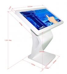 43 inch Fashion Free Standing LCD Display with touch screen