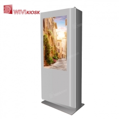 55 Inch All in One HD Floor Standing Outdoor Interactive LCD Kiosk