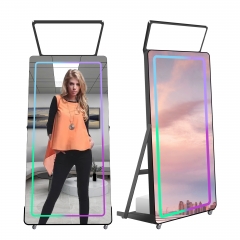 portable wedding vogue augmented reality selfie magic mirror photo booth