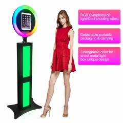 Portable Ring Light ipad Selfie Photo Booth Stand