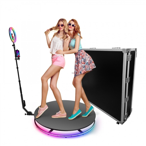 Slow Motion Rotating 360 Degree Photobooth Portable Selfie Spin 360 Photo Booth