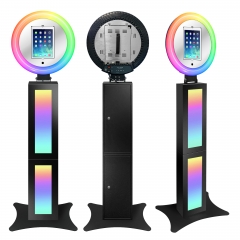 Portable Ring Light ipad Selfie Photo Booth Stand