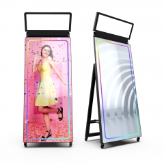 Best Seller Magic Photobooth Mirror Selfie Photo Booth With 65