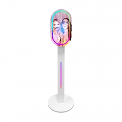 13.3 inch 2023 Newest Mirror Photo Booth for Sale Magic Mirror Customize Round Base