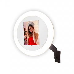 Wall Mounted Ring Light LED Photo Booth Kiosk for iPad Air Pro Photo Booth Tablet Kiosk