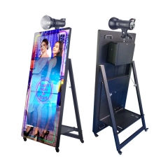Mirror Photobooth Magic Selfie Photo With Camera Printer Software Flash Light