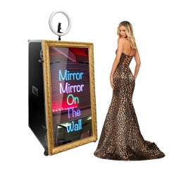 Weddings touch screen 55 inch magic photobooth selfie miroir mirror photo booth