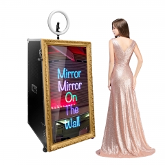 Weddings touch screen 60 inch magic photobooth selfie miroir mirror photo booth
