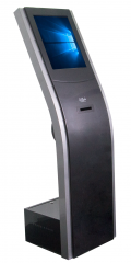 Electronic queue management system touch kiosk for bank queue management equipment system ticket dispenser