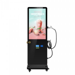 WIVIKIOSK Digital Signage with AC EV Charging Station