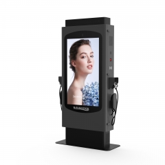 Public Electric Car Super Charging Stations with LCD Display Digital Signage