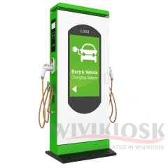 Public Electric Car Super Charging Stations with LCD Display Digital Signage