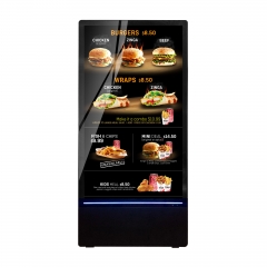 portable outdoor waterproof IP65 battery powered high brightness lcd display digital signage advertising display