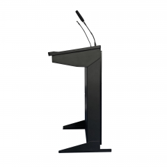 Multimedia Podium Lectern with Front Screen smart podium with wireless microphone digital podium