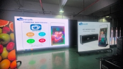 Smart Wifi 4G USB Movable Advertising Indoor LED Mirror Totem: The Ideal Digital HD LED Poster Display for Events