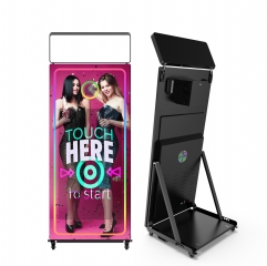portable wedding vogue augmented reality selfie magic mirror photo booth