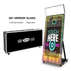 portable wedding vogue augmented reality selfie magic mirror photo booth