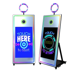 Step into Enchantment: Discover the Magic Mirror Photo Booth Experience!