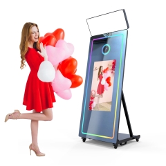 portable wedding vogue augmented reality selfie magic mirror photo booth