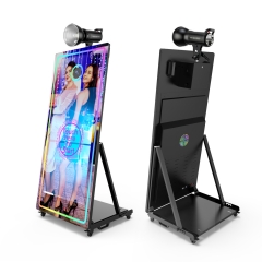 Mirror Photobooth Magic Selfie Photo With Camera Printer Software Flash Light