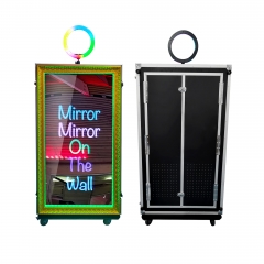 Hot Sale 65 Inch Selfie Photo Booth Magic Screen Mirror Photobooth Wedding With Camera Printer Software