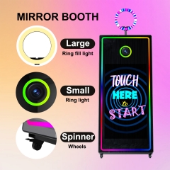 Step into Enchantment: Discover the Magic Mirror Photo Booth Experience!